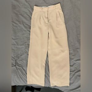Aritzia Wilfred The Effortless Pant Flax Beige 6